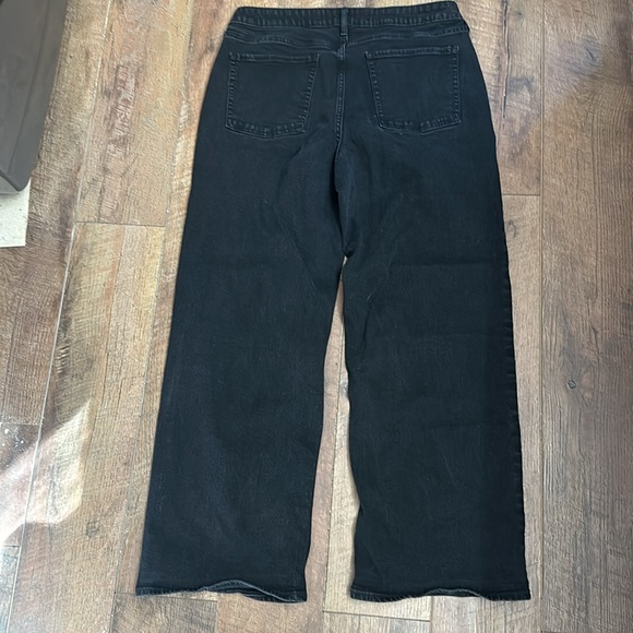 Old Navy High-rise WOW Wide Leg black jeans - Picture 6 of 8